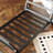 Metal Log Rack With Wheels