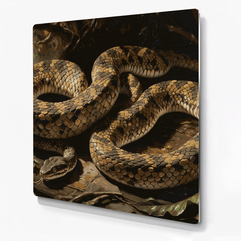 Art mural en métal Wildlife, H 12 po x l 12 po