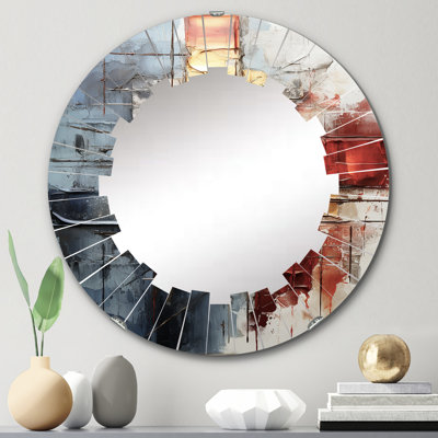 Waitsfield - Miroir mural moderne rond