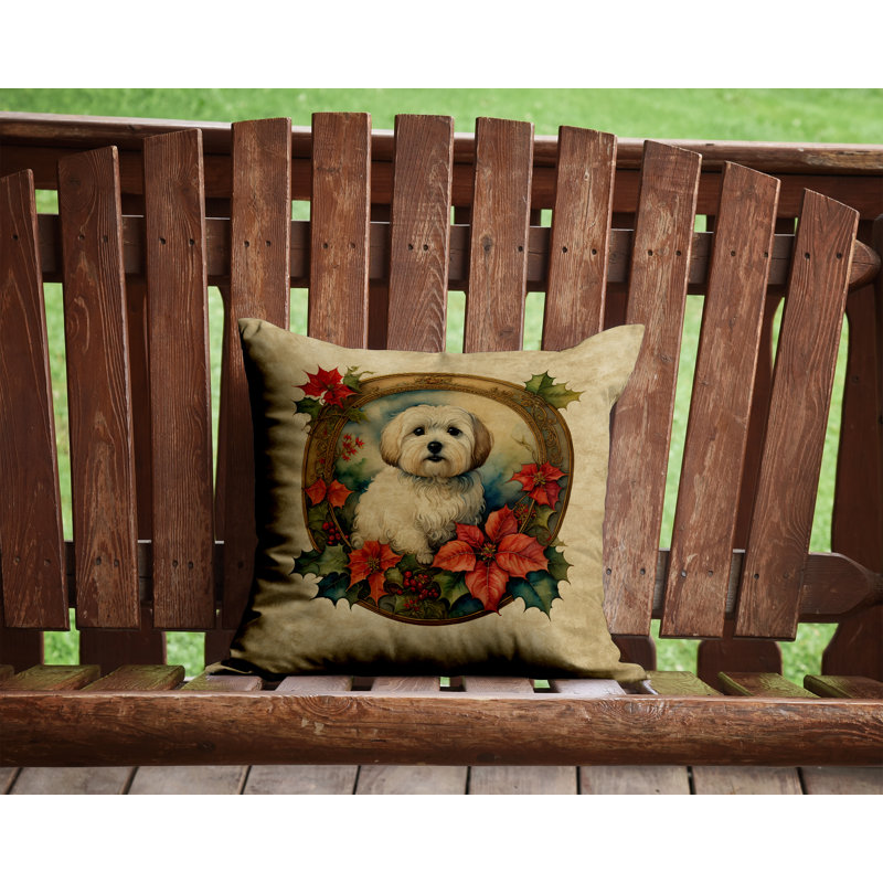 Coussin Christmas, 14 po x 14 po, Carré