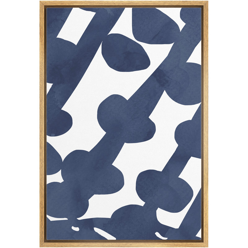 Floater Frame Graphic Art on Canvas, Brown Framed, 24" H x 16" W x 1.5" D