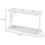 Metal 3 Compartments Hair Tool Holder