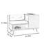 43.3in Rattan Woven Shoe Bench