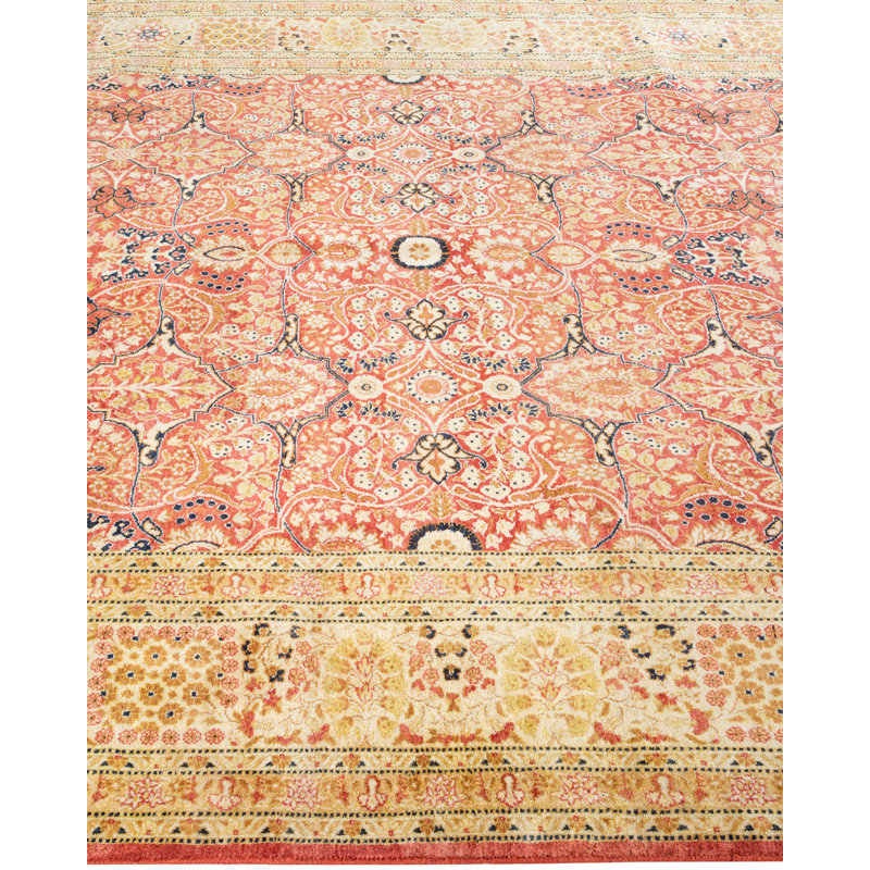 Classic One-of-a-Kind 6' X 12'4" Hand Knotted Area Rug