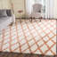 Tapis géométrique en laine / coton noué à la main Damalus-1174189578