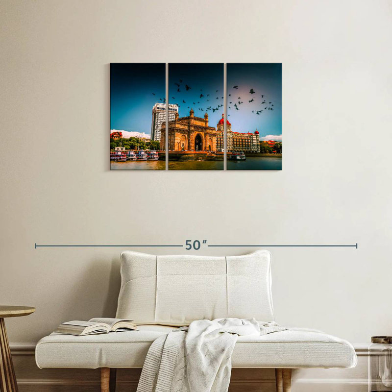 Vignette Tergel Gateway Of India, H 20 po x l 33 po