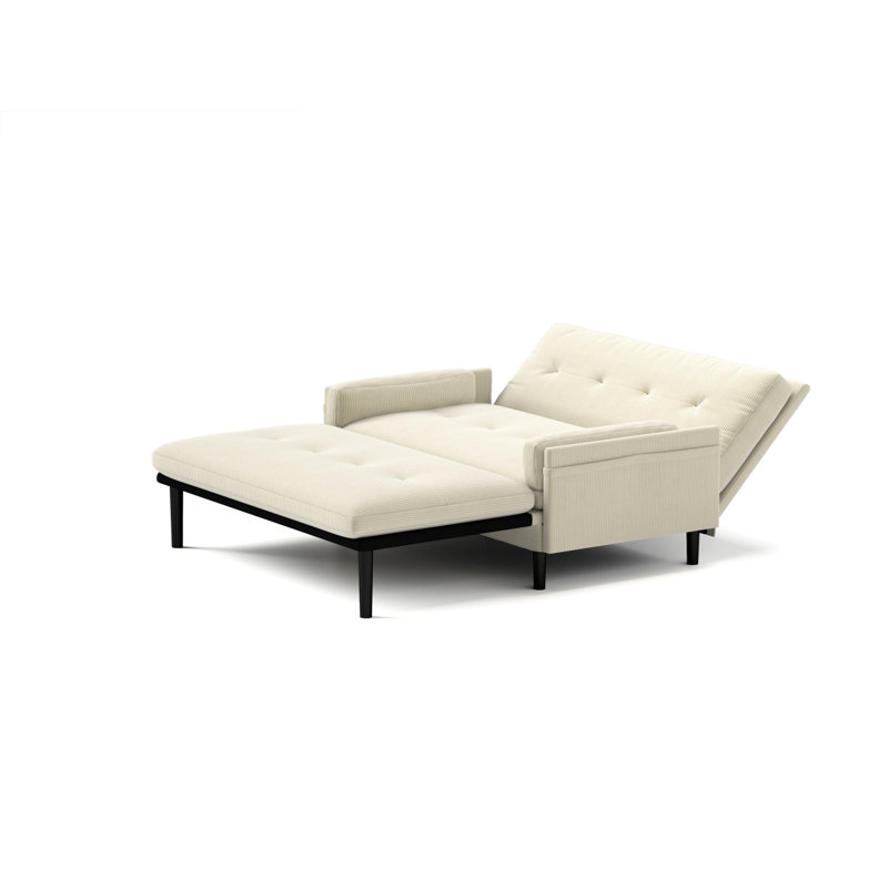 Convertible Loveseat, Velours côtelé ivoire