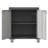 Garrett Heavy-Duty 5-Shelf Rolling Metal Storage Cabinet, Lockable Tool Organizer With Adjustable Shelves For Garage, Workshop & Home