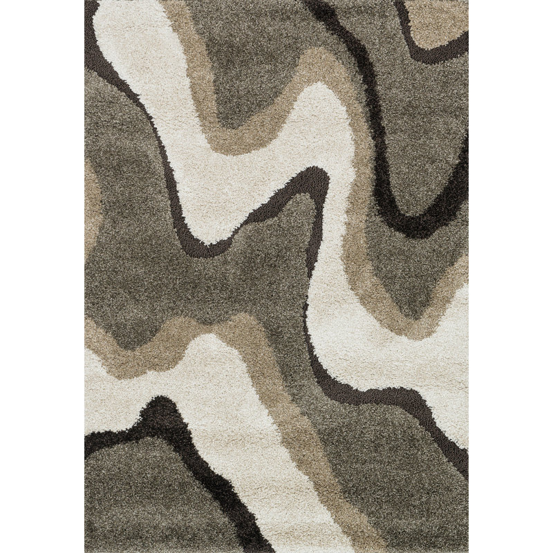 Menoken Abstract Indoor Rug, Rectangle 2'3" x 3'9"