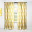 Abstrait rétro motif géométrique IV - panneau de rideau simple semi-transparent moderne Mid-Century-1078033491