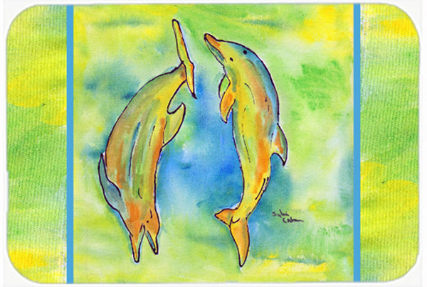 Dolphin Glass Cutting Board
