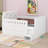 Full Size Wooden Storage Bed Frame With LED Headboard Light & Storage Drawers-1722280804
