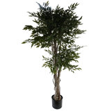 140cm Faux Olive Tree Tree in Pot Liner