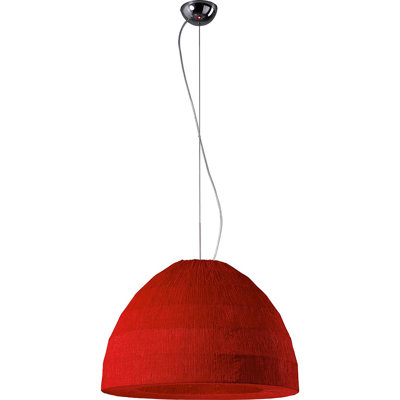 Perth 3 - Light Polished Chrome Dome Pendant
