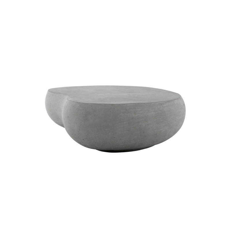 Prime Outdoor Free Form Coffee Table, Industrial Gray