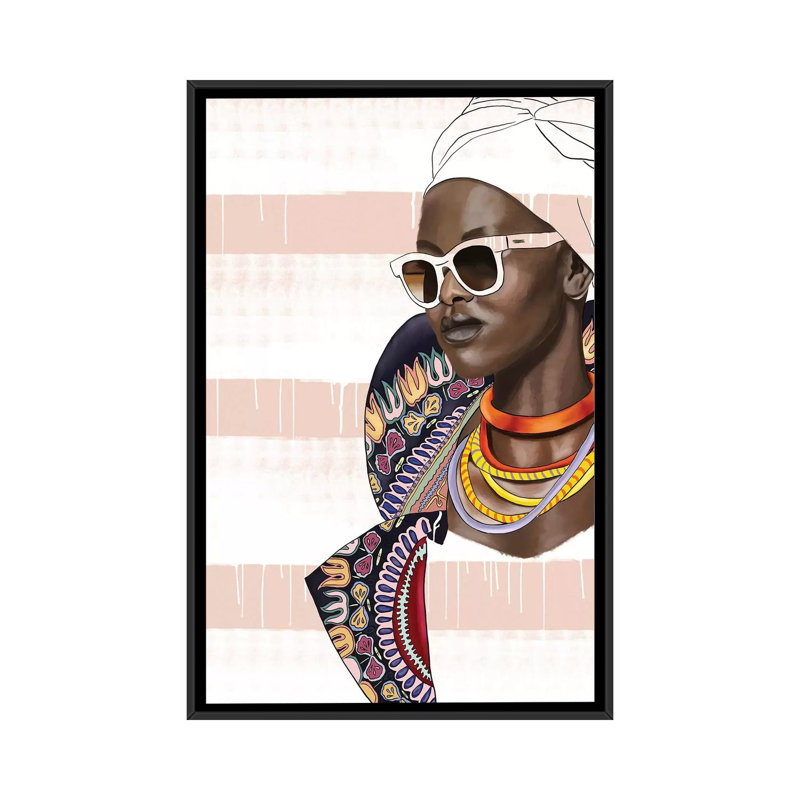 « apporte it », reproduction d’impression sur toile, H 26 po x l 18 po x P 1,5 po, Toile avec cadre noir, Pas de tapis
