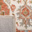Tapis ivoire / rouge en laine touffeté à la main Marchesini-762926477