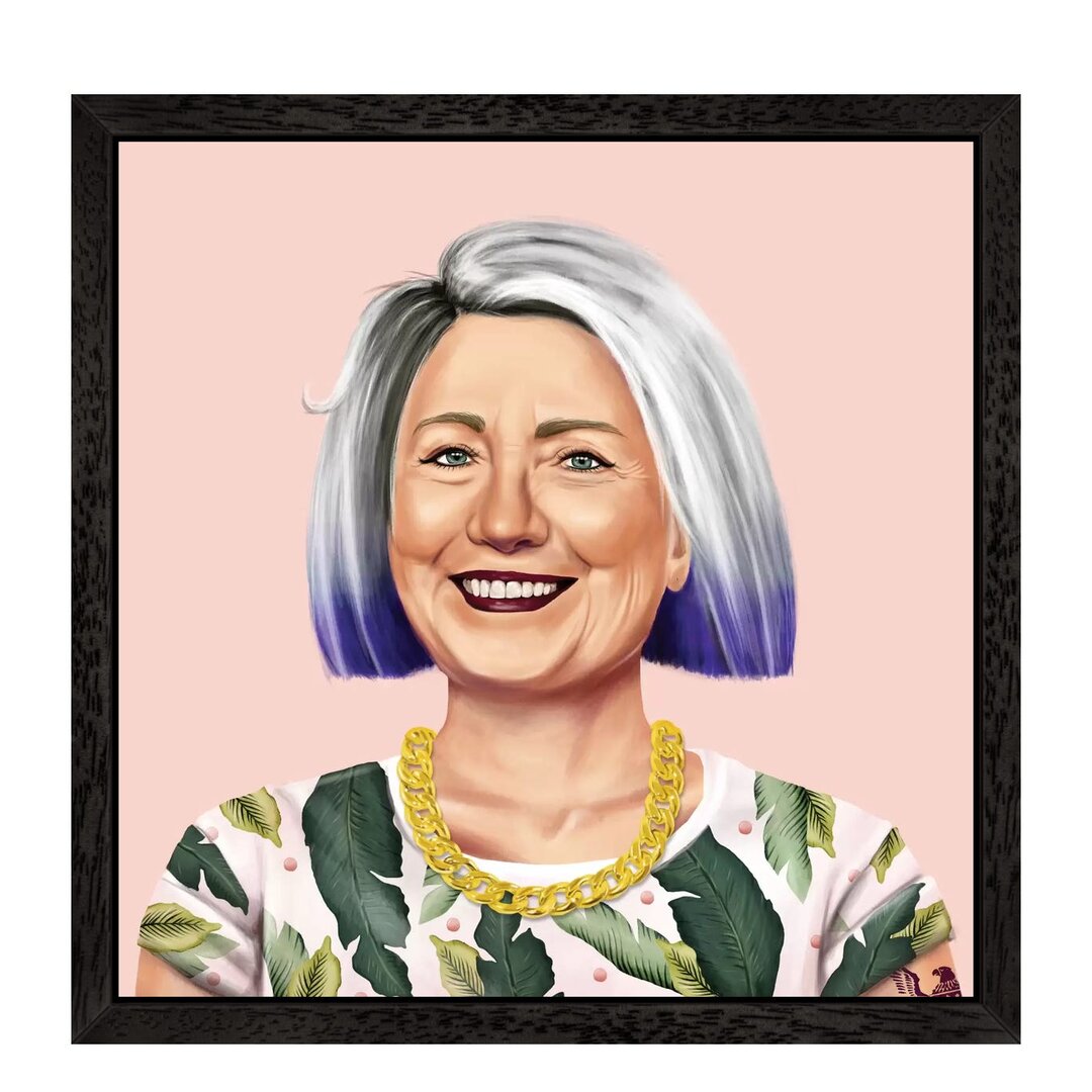 Leinwandbild Hillary Clinton von Amit Shimoni