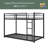 Neuhaus Kids Twin Over Twin Bunk Bed-2145384331