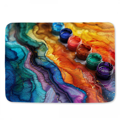 Tapis de bain en microfibre / microsuède Mariaann