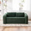 Canapé-lit 2 en 1 escamotable et pliable avec accoudoirs et coussins de dossier, canapé-lit convertible en chenille désossé, avec matelas pour lit, canapé-lit, salon, chambre d'amis, dortoir-330528116