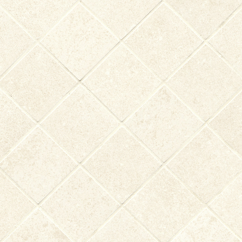 Carreau de mosaïque de plancher et de mur en porcelaine mate 12 po x 12 po Betonica, Canevas