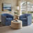 Tyler 360° Swivel Barrel Chair with Nailhead Trim-1577284889
