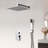 12" Rainfall Shower Head Complete Shower System with Rough-in Valve-51000789