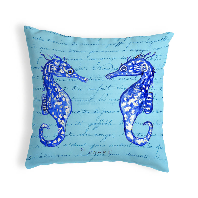 Coussin décoratif intérieur / extérieur Sea Horses Sea Horses