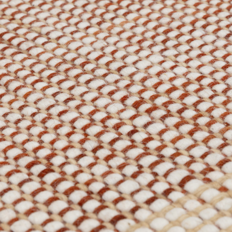 Avalei Plain Wool Hand Woven Area Rug, Rectangle 200 x 290 cm