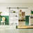Sliding Barn Door With Four Levels Shelfs With Hardware Kit Included-114490512-107082885