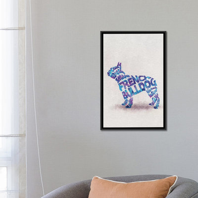 Bouledogue français par Ayse Deniz Akerman - Estampe numérique sur toile tendue avec châssis