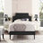 Corene Platform Bed with Squared Tapered Legs-717047249-717047253