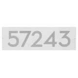 Floating Modern 4" Number Horizontal Address Plaque (5 Digits)
