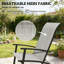 Ensemble de 2 chaises d'extérieur pliantes-978872503