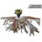 Lily's Living Live Edge Console Table Teak Root-1165152392