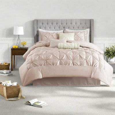 Elegant 7-piece Bedding Sets, Polyester Tufted Design, Cozy Bedroom Comfort