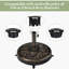 24.95kg Free Standing Umbrella Base with Wheels-1349760007
