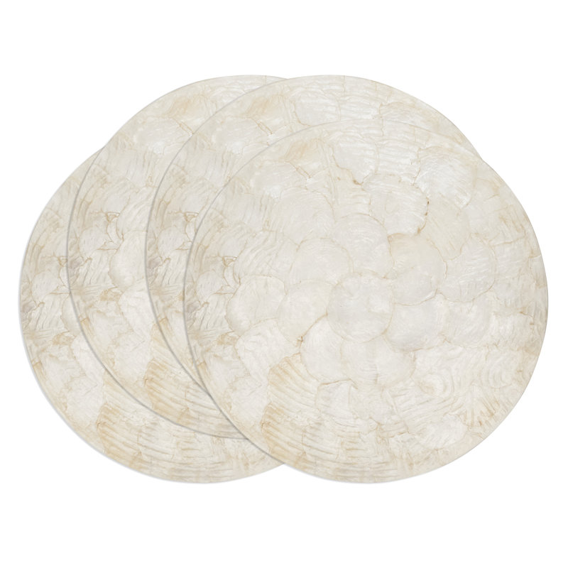 Wavy Capiz Shell Placemat (Set of 4)