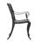 2 Cast Aluminum Dining Chair - Black Mesh Chairs, For Outdoor Use, Fits Patio, Deck, Backyard Chairs   Of 2  Mesh, , Patio Deck