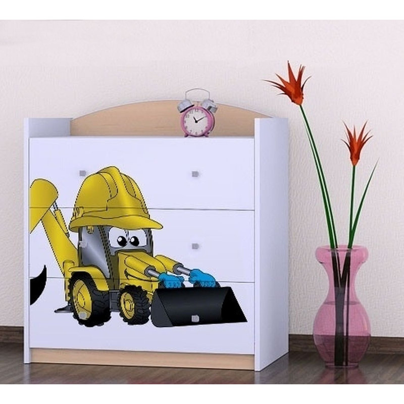 Nicholes Kids 3 - Drawer Chest, Beige