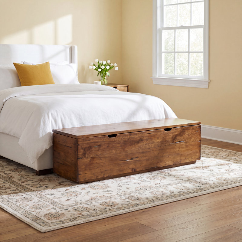 Flaire Solid Wood Accent Trunk, Reclaimed Fruitwood