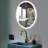 Round Frameless Backlit LED Anti-fog Bathroom Vanity Mirror-933256803