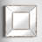 Distressed Silver Square Accent Mirror, Wall Mirror for Living Room, Entryway, Office, Bedroom, Hallway-699693844