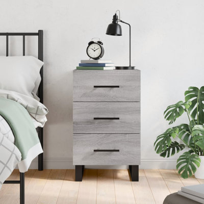 Mazari 40cm W Iron Bedside Table