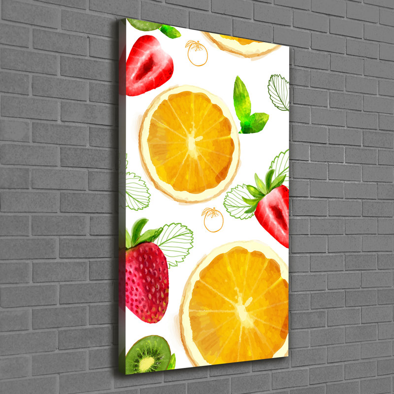 Fruits - Wrapped Canvas Print