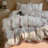 Farmhouse Colorful Pinstripe Washed Cotton Duvet Cover Set-124943814-124943811