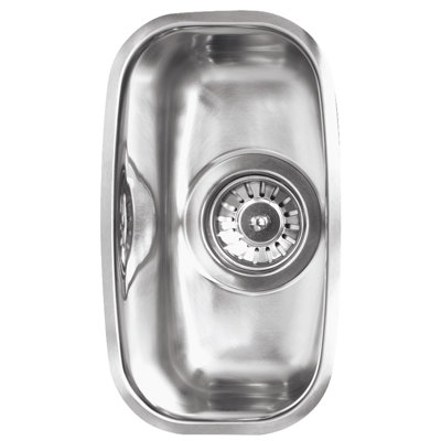 32.5cm x 18.5cm Single Bowl Kitchen Sink