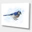 Geai bleu rétro - impression sur toile-59707083-59779975