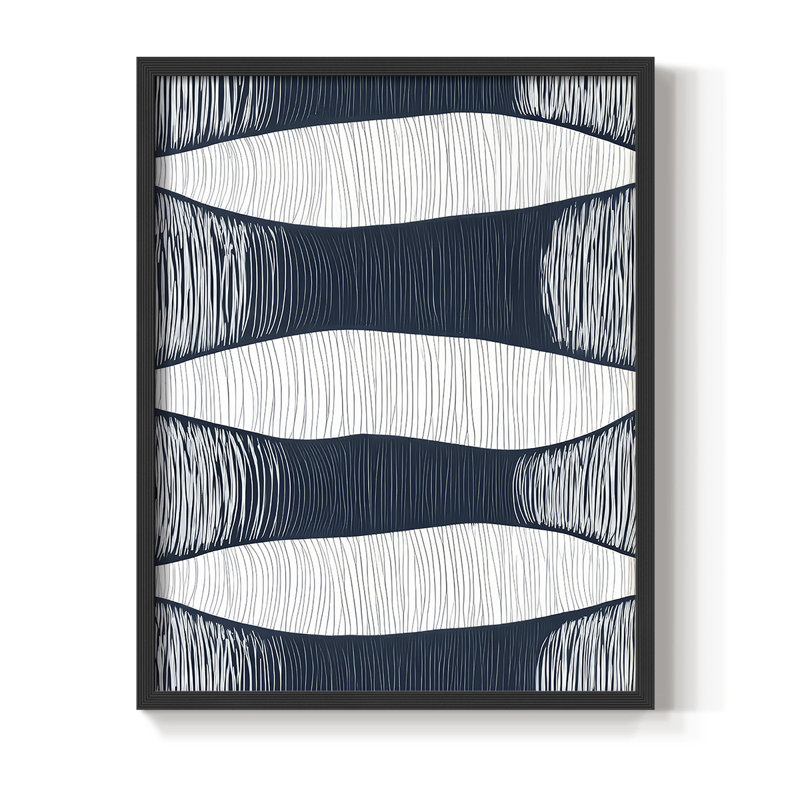 "ABSTRACT Series DCCXLV" par J Paul, Noir, noir, noir, noir, H 11 po x l 9 po